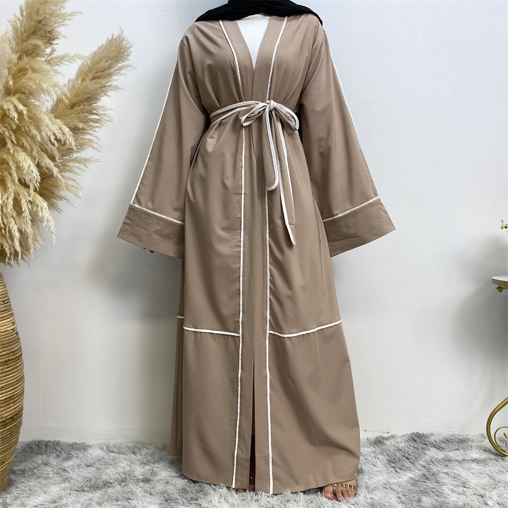 Ramadan Striped Cardigan Robe