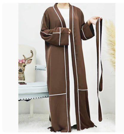 Ramadan Striped Cardigan Robe