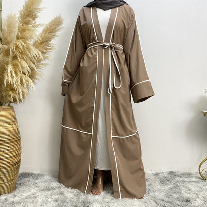 Ramadan Striped Cardigan Robe