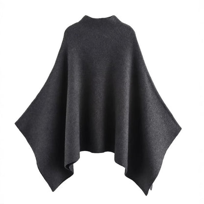 Asymmetric Knitted Cape