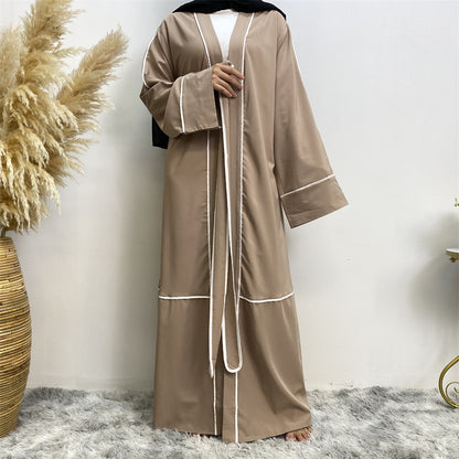 Ramadan Striped Cardigan Robe