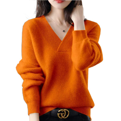 Collar Sweater Loose Slimming