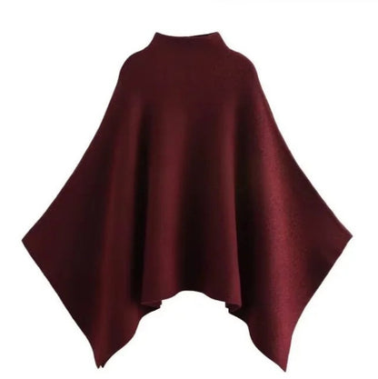 Asymmetric Knitted Cape