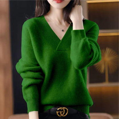 Collar Sweater Loose Slimming