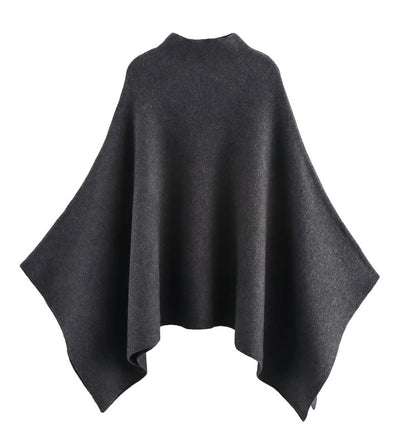 Asymmetric Knitted Cape