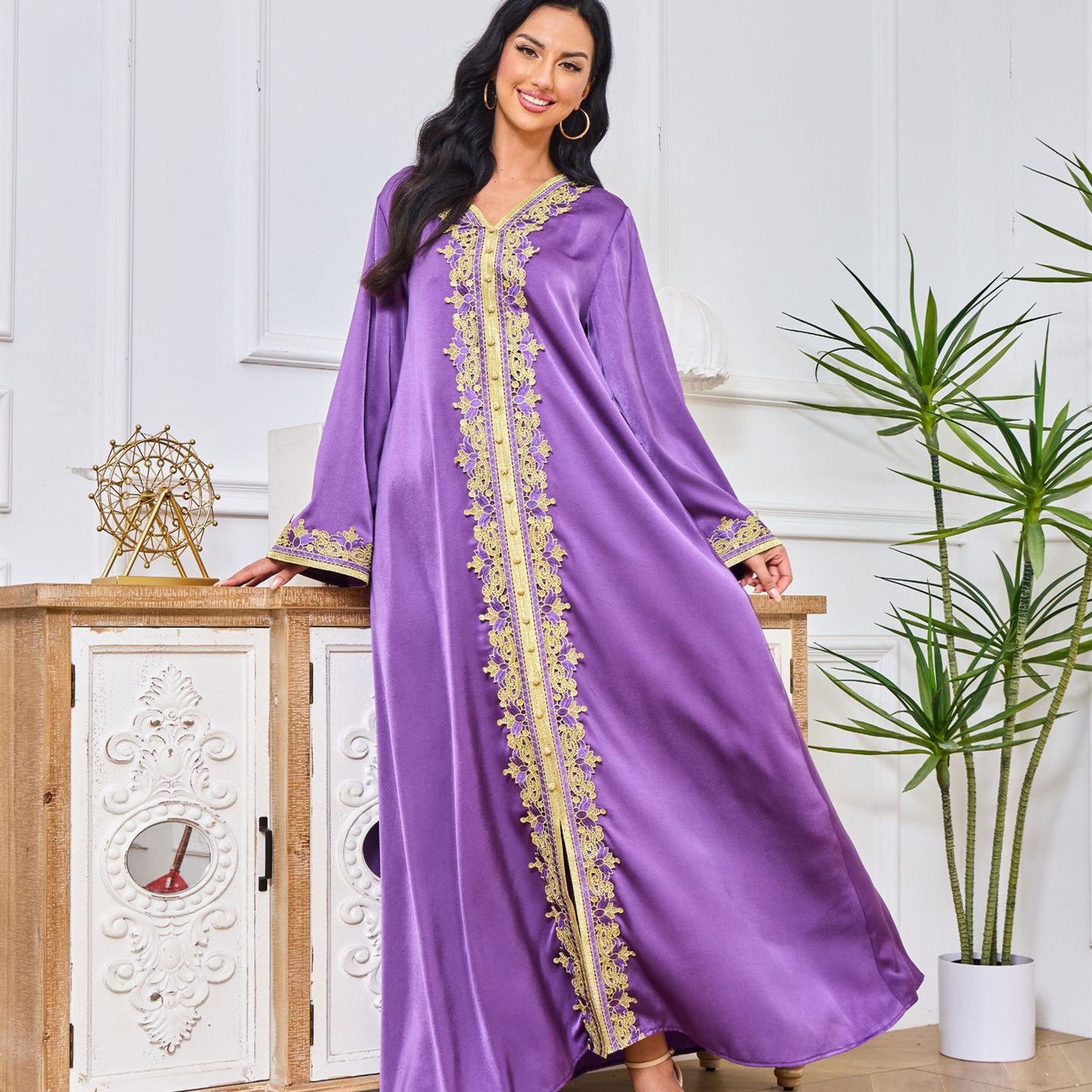 Ramadan purple robe